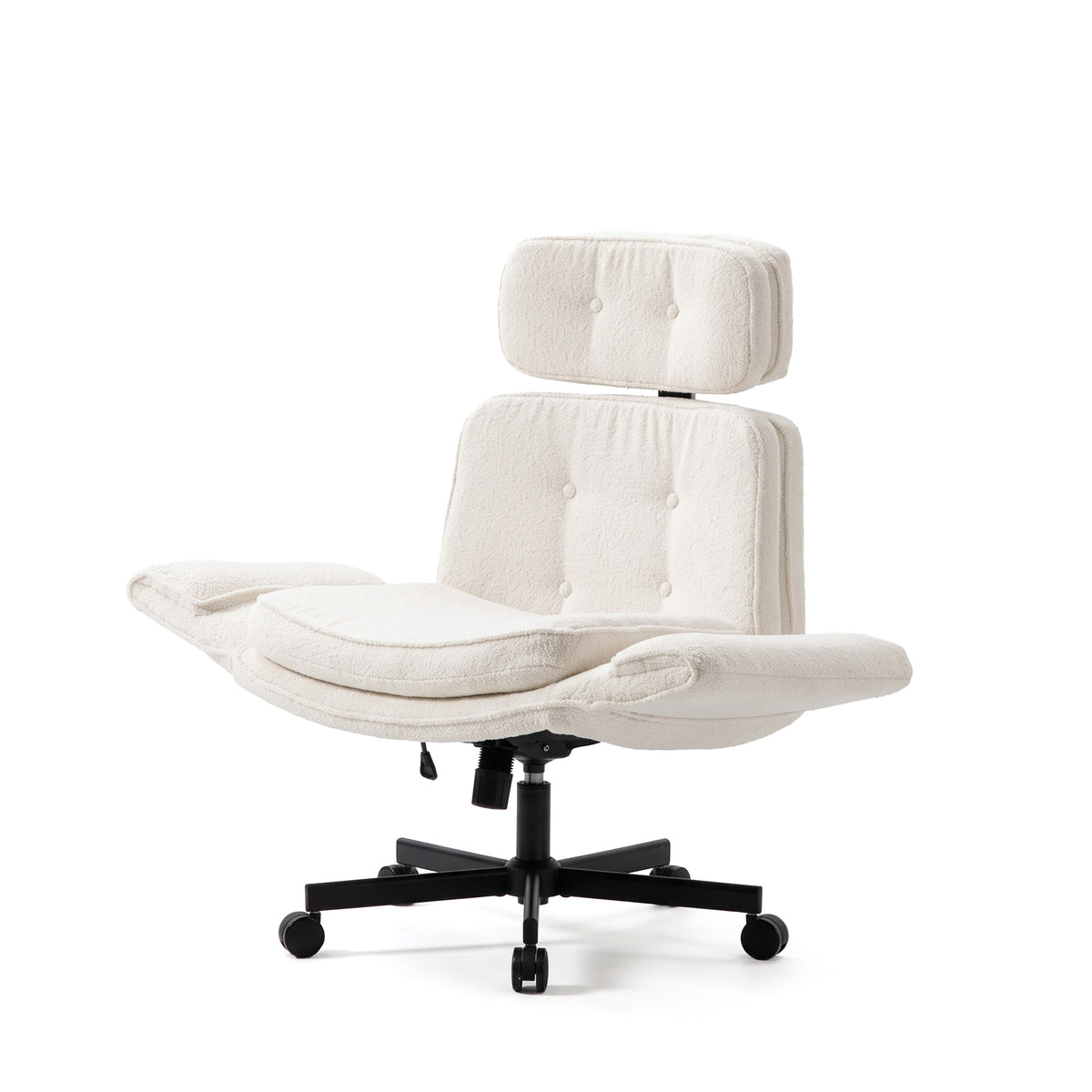 Pet-Friendly Criss Cross Chair with Wide Seat